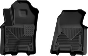 Dodge Ram 1500 Floor Mats - Front - Husky Liners - WeatherBeater - Black - 2025+
